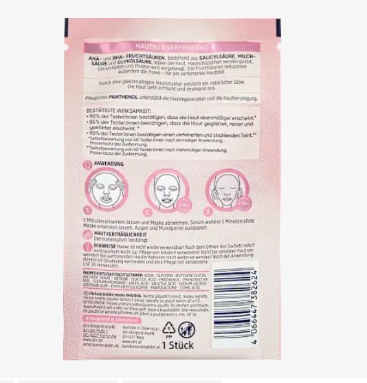 Balea AHA & BHA Face Mask – Instant Glow & Skin Refining_thumbnail_2