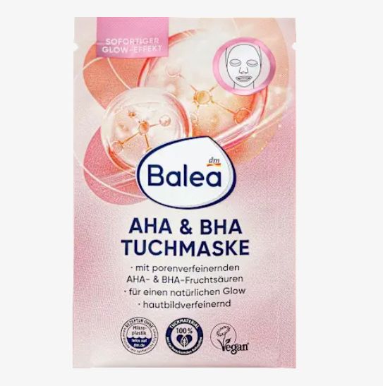 Balea AHA & BHA Face Mask – Instant Glow & Skin Refining_thumbnail_0